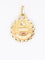 Pendentif Médaille amour Augis ronde Plus hier Moins que demain or jaune rubis 58 Facettes 1140.4