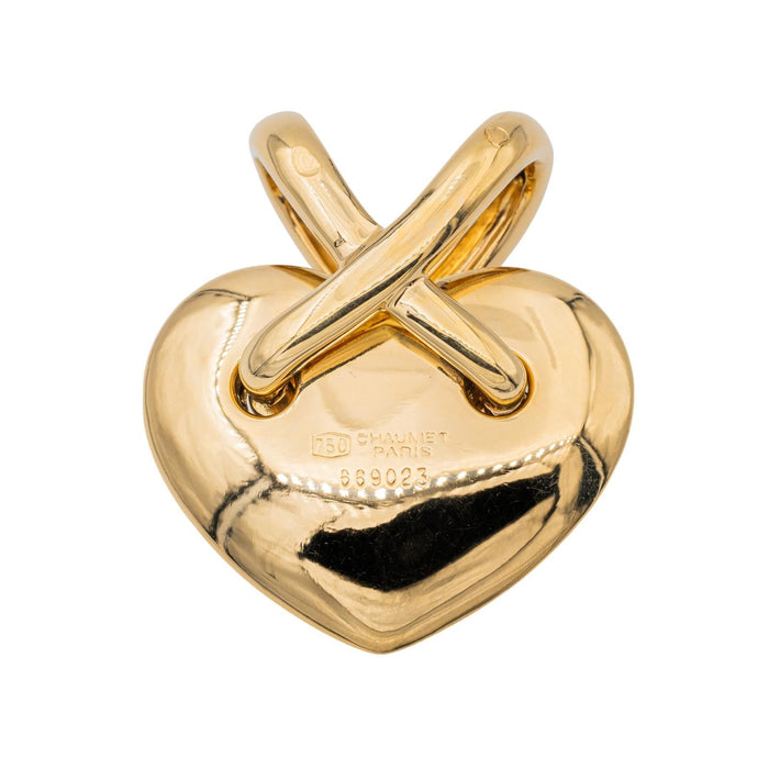 Chaumet Pendentif Coeur Coeur lien Or jaune