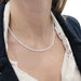 Collier Collier rivière diamants en or blanc. 58 Facettes 33964