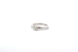 Bague 50 Solitaire diamants or blanc 58 Facettes 26222