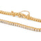 Bracelet Bracelet rivière or jaune orné de diamant taille brillant 58 Facettes 1