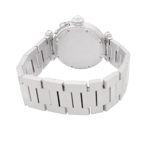 Montre Montre Cartier "Pasha GMT" acier. 58 Facettes 33794