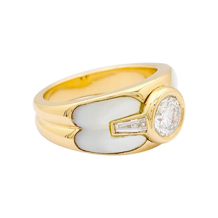 Bague 57 Bague Mauboussin "Nadia" or jaune, diamant, nacre. 58 Facettes 34017