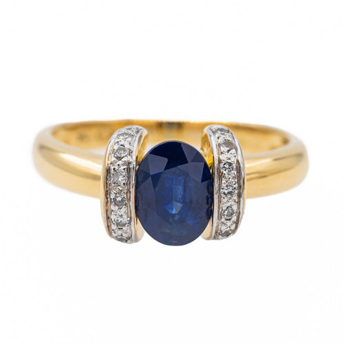 Bague 51 Bague Or jaune Saphir 58 Facettes 3221189CN