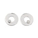 Boucles d'oreilles Dinh Van Boucles d'oreilles Puces Cible Or blanc Diamant 58 Facettes 3391124RV