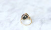 Bague Bague marguerite ancienne en or et diamants taille rose 58 Facettes