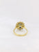 Bague Bague marguerite vintage or diamants saphir ovale 58 Facettes J164