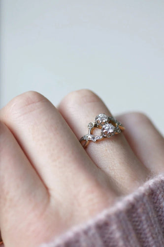 Bague 55 Bague Toi et Moi diamants 58 Facettes