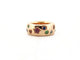 Bague 53 bague POMELLATO iconica medium or rose tourmaline saphir ruby 58 Facettes 263944