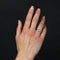 Bague 54 Bague diamants rubis calibrés style Art Déco 58 Facettes 24-180