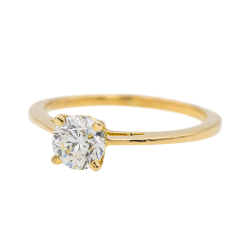 Bague Bague Solitaire Or jaune Diamant 58 Facettes 3753463RV