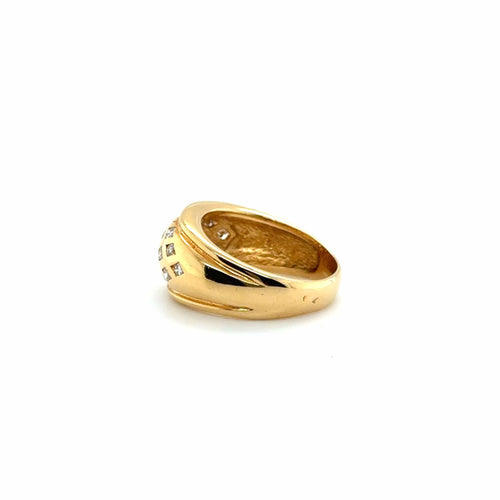 Bague 58 Bague or jaune et diamants 58 Facettes 469/18