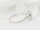 Bague 53 Bague solitaire en or blanc et diamants 0.72ct 58 Facettes 31788/32448