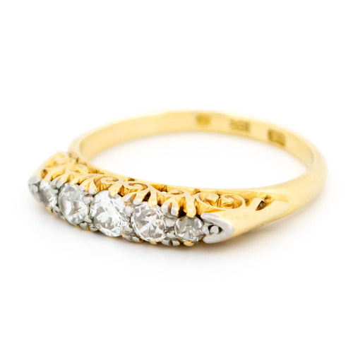 Bague 54 Bague rangée d'or et de diamants 58 Facettes ABC794FCE91E4FDFA54DF932F88E235B