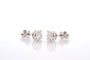 Boucles d'oreilles Puces d'oreilles diamants 1,30cts et 1,31cts 58 Facettes 27803-27804
