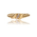 Bague 53 Fine bague en or jaune diamant d'occasion 58 Facettes 21-676C