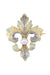 Broche BROCHE FLEUR DE LYS PERLE ET DIAMANTS 58 Facettes 095821