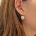 Boucles d'oreilles Dormeuses diamants taille ancienne or jaune 58 Facettes