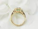 Bague 52.5 Bague en or jaune, émeraude et diamants 58 Facettes 33540