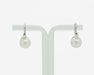 Boucles d'oreilles Boucles d'oreilles avec perle akoya et diamants 58 Facettes