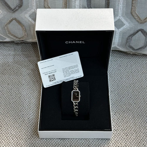 Montre Montre Chanel Première Chaîne avec diamants – Ref H7021 – Boîte & papiers 58 Facettes FB10331