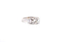 Bague 53 Bague or blanc diamant 0,99ct I/VS1 58 Facettes 26336-26229