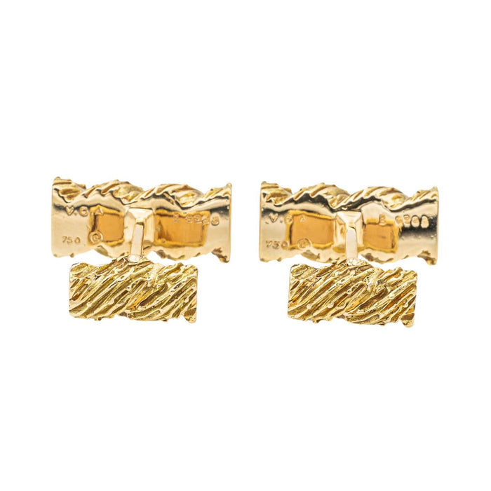 Boutons de manchette Van Cleef & Arpels Boutons de manchette Or jaune 58 Facettes 3263784CN