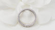Bague 53 Alliance américaine en platine et diamants 0.80ct 58 Facettes 31755