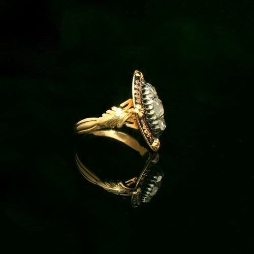 Néo gothique diamond ring 58 Facettes