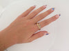 Bague 69 bague CARTIER trinity pm 3 ors or jaune gris rose 58 Facettes 262045