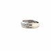 Bague 52 Alliance or blanc et diamants 58 Facettes 88-GS32630