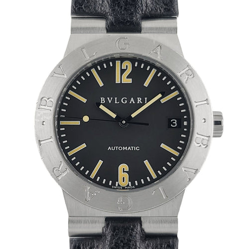 Montre BVLGARI Diagono LC35S Acier inoxydable Pièce de monnaie romaine antique Monete Bulgari 58 Facettes