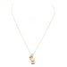 Collier Ginette NY Collier Mini Ever Charm Necklace Or rose 58 Facettes 2322877CN