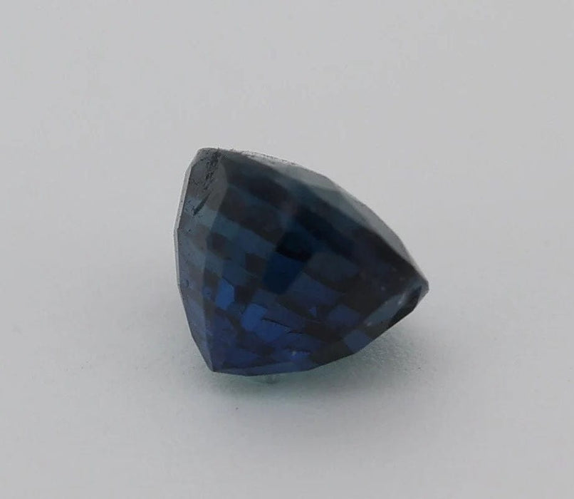 Gemstone Saphir bleu 1.04cts non chauffé certificat 58 Facettes 450