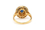 Bague 51 Bague contemporaine or jaune sertie de saphirs et de diamants (+-0.03ct) 58 Facettes 22982