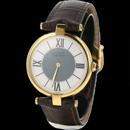 Montre Cartier Montre Must Vendome Vermeil 58 Facettes MT43491