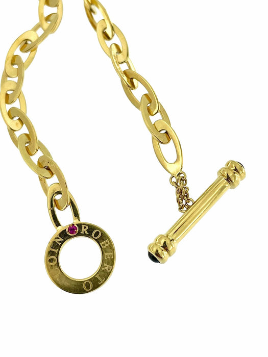 Collier ROBERTO COIN - Collier Clover Chic and Shine or jaune et blanc 58 Facettes