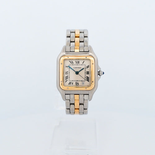 Bracelet CARTIER - Panthère Ivory roman dial - Medium 58 Facettes