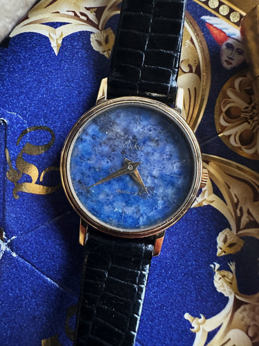 Montre Montre Femme ESKA cadran Lapis-Lazuli 58 Facettes