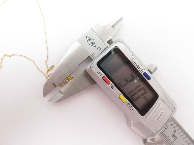 Collier collier DINH VAN 608113 le cube or jaune 18k & saphir jaune 58 Facettes 268003