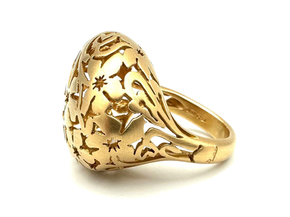 Bague POMELLATO. Collection "Arabesque", bague or rose 18K 58 Facettes