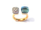 Bague 56 POMELLATO - Bague Nudo deux ors 58 Facettes