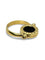 Bague 57 Bulgari - Bague Réversible or jaune nacre et onyx 58 Facettes 895