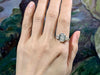 Bague 55 Bague ancienne Art Déco 1930 platine et diamants 58 Facettes