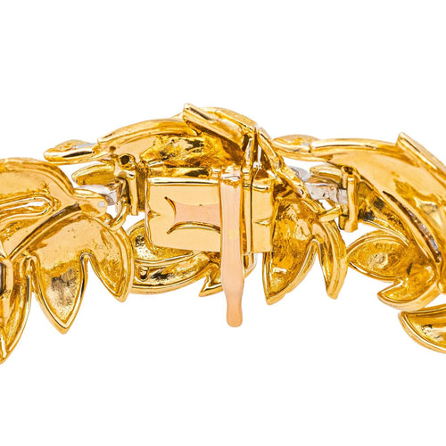 Bracelet Fabergé Bracelet  Or jaune, Platine Diamant 58 Facettes 4526226CN