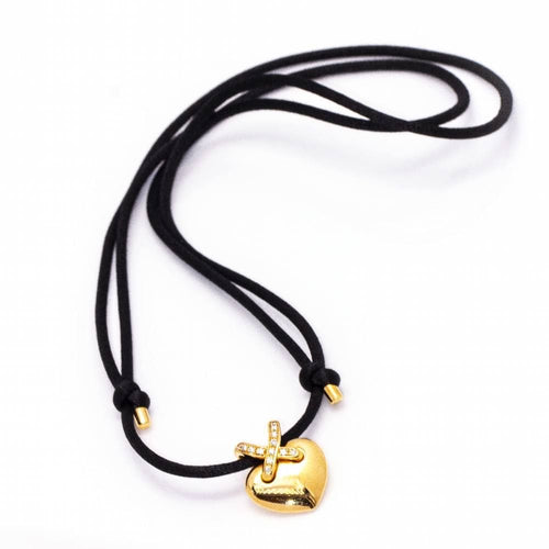 Collier CHAUMET - Collier LIENS coeur et diamants 58 Facettes D361638UZ