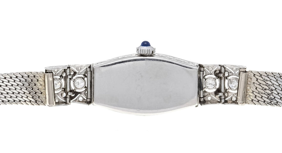 Montre CHOPARD - Montre femme Art Déco platine, or blanc, sertissage diamants, vers 1925 58 Facettes CHO-100