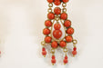 Boucles d'oreilles Boucles d'oreilles en or corail antique 58 Facettes 7590