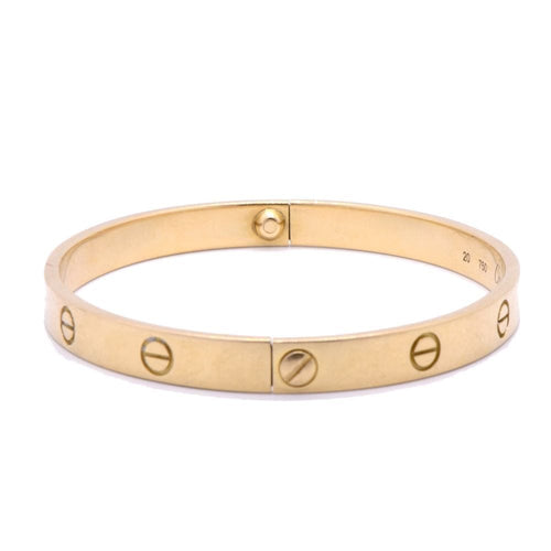 Bracelet CARTIER - Bracelet Love Or Jaune, écrin et papiers 58 Facettes 109