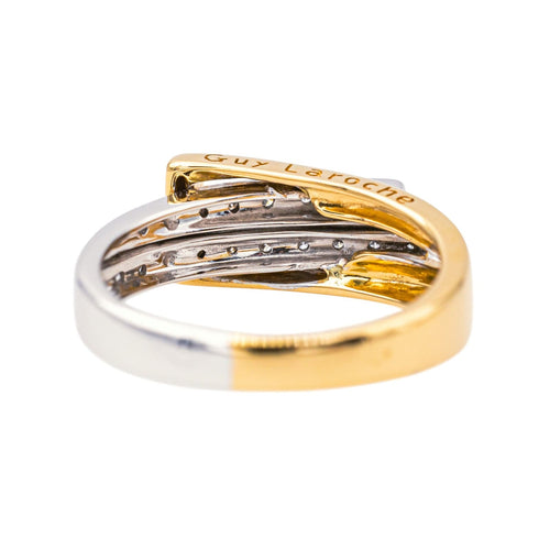Bague 57 Guy Laroche Bague  Or jaune, Or blanc Diamant 58 Facettes 3956321CN